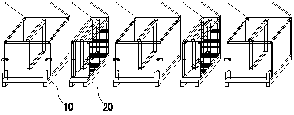 Combined type beehive and use method thereof