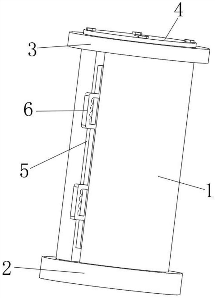 An assembled support rod for dragon dance that is easy to install and carry