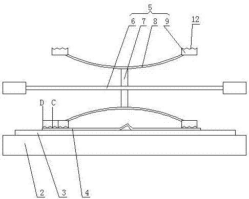 Printing paper conveying device