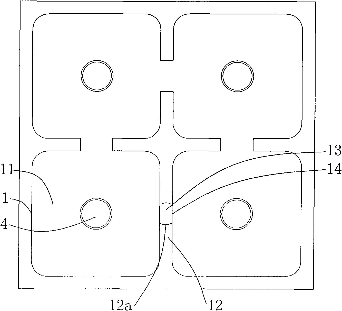 Cavity filter with rotary coupling regulation structure