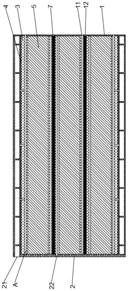 A liquid-cooled pure electric vehicle lithium battery thermal management device