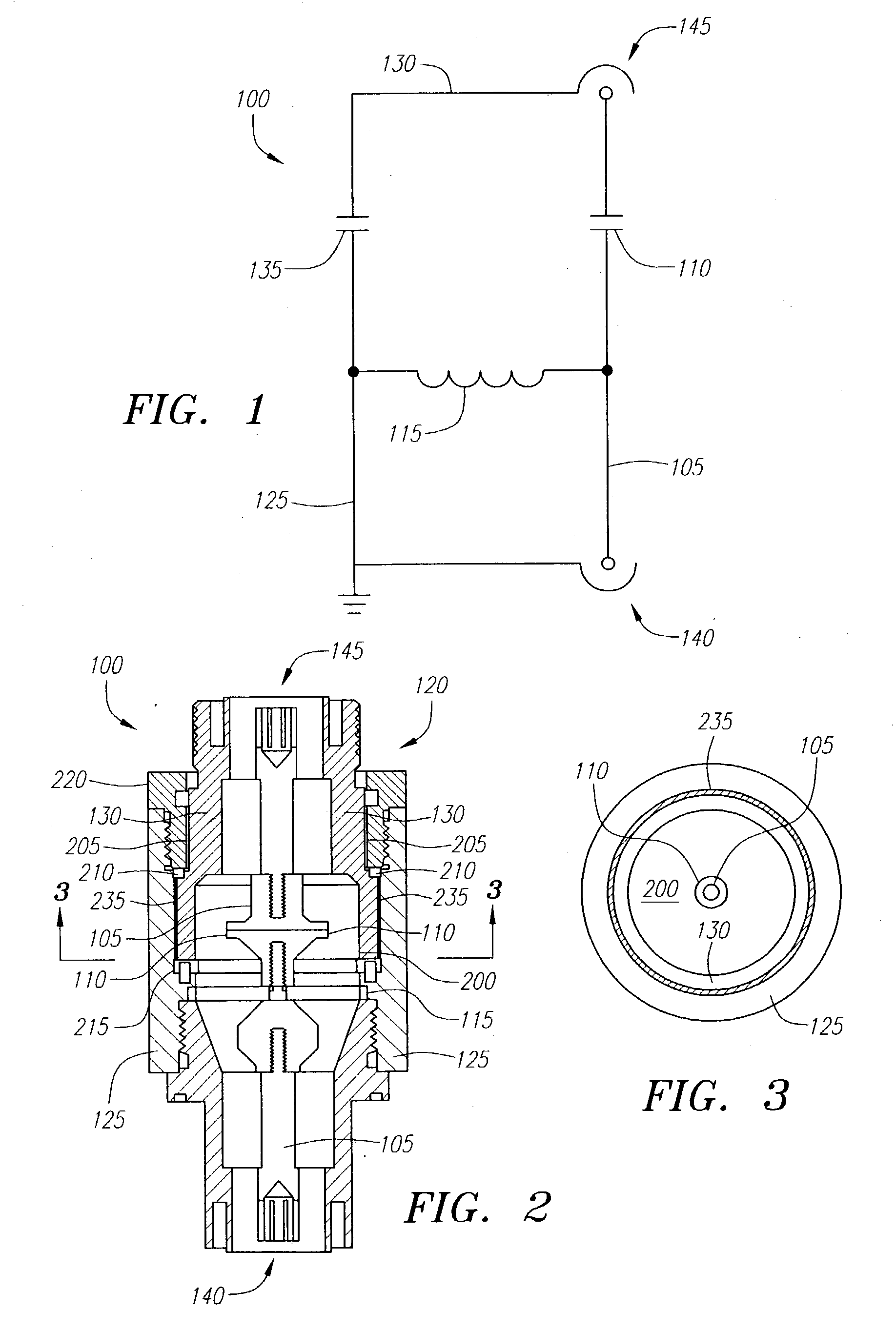 Isolated shield coaxial surge suppressor