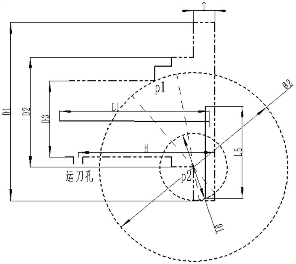 A tbm tool changing robot body structure