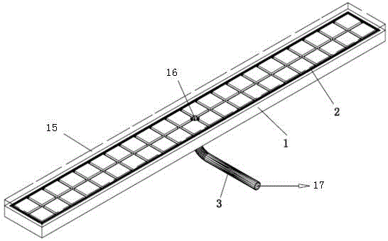 Vacuum adsorption device for processing antique grooves on wooden floor surface and floor clamping method