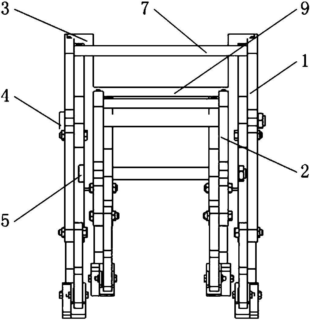 Test-piece clamping pincers for CTOD testing