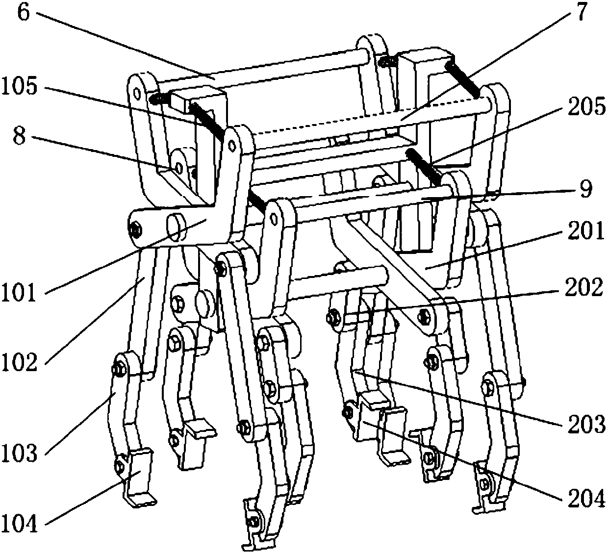 Test-piece clamping pincers for CTOD testing