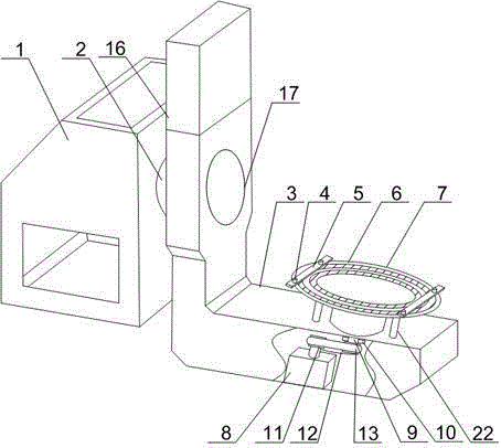 Front frame positioner