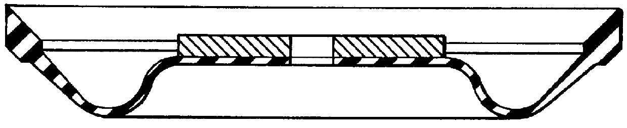 Diaphragm with modified insert