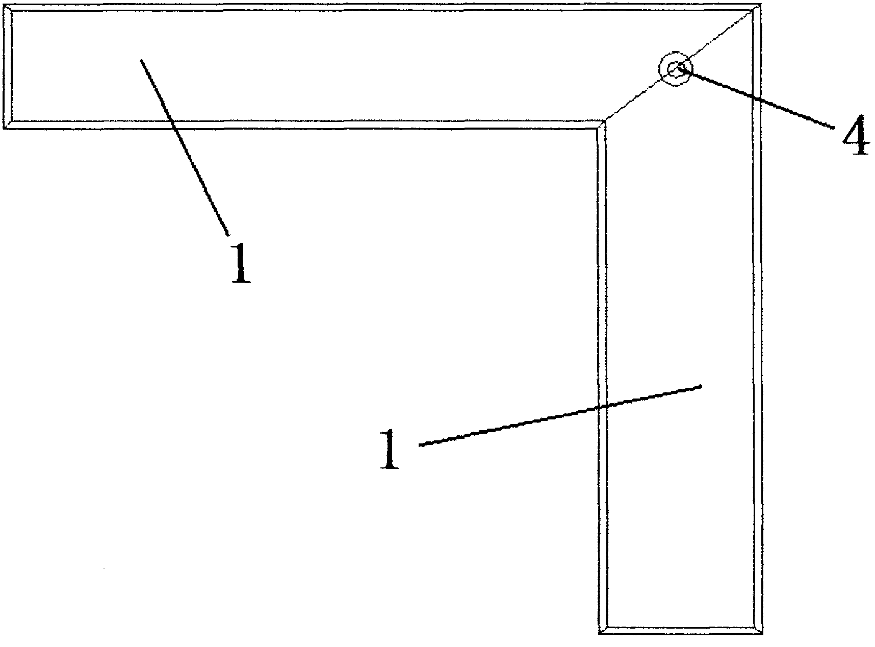 Method for positioning shooting documents by square of document shooting instrument