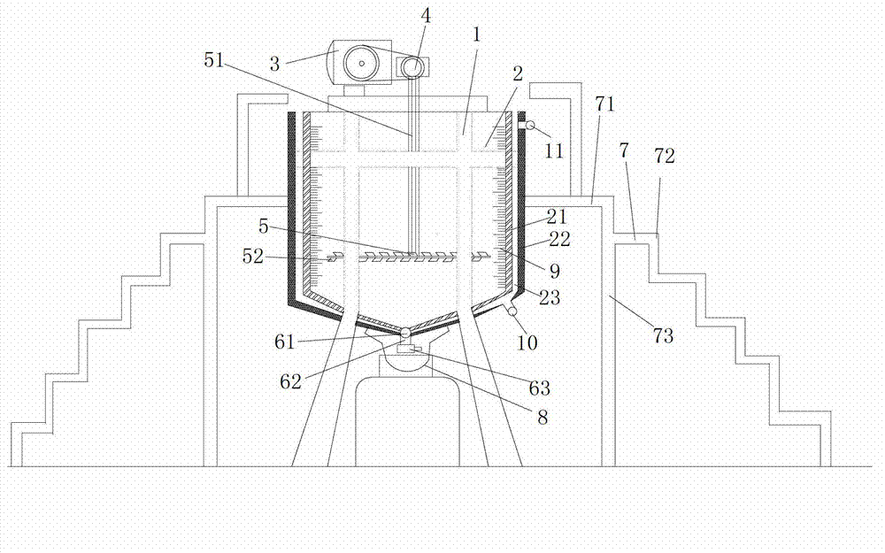 High-capacity size mixer