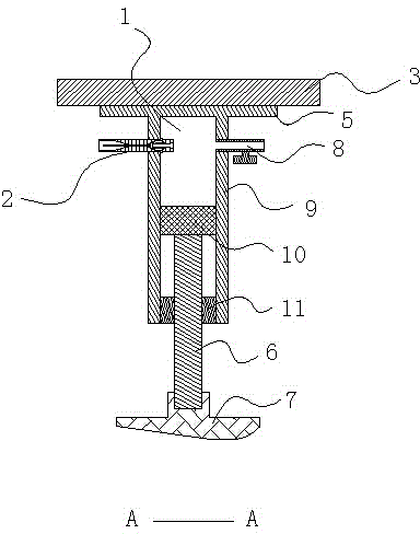 Built-in tire burst emergency device used for vacuum tire and equipped with multiple oil cylinders