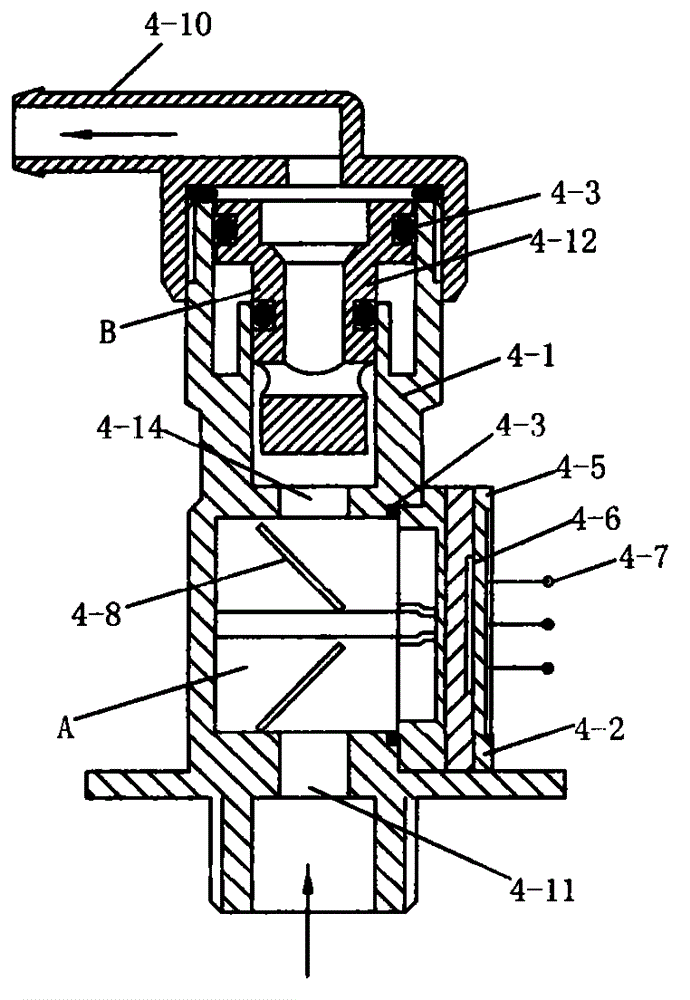 Semiconductor or optical energy heating central electric water heater with pressure reduction function