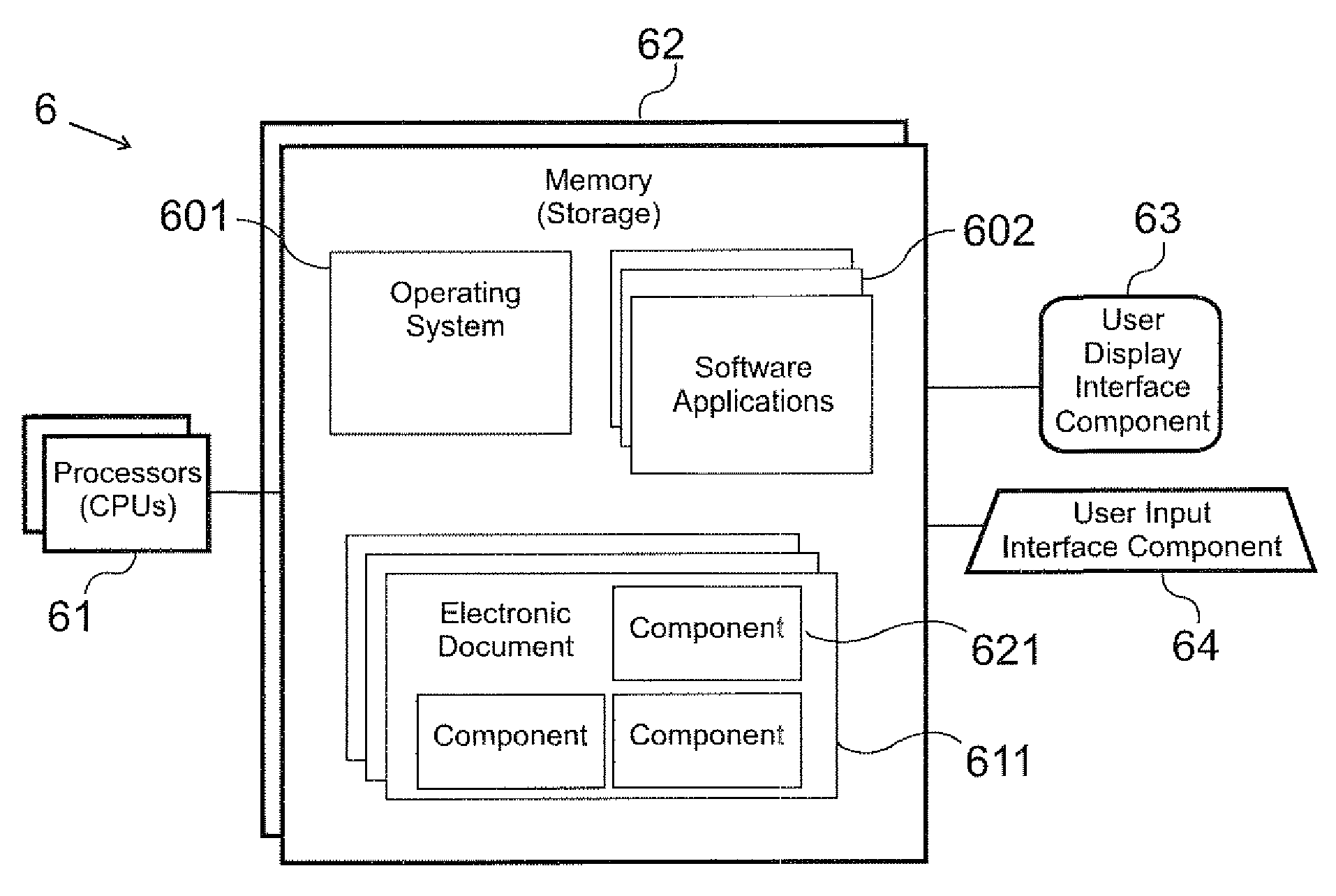 Method and apparatus for electronic literary macrame component referencing