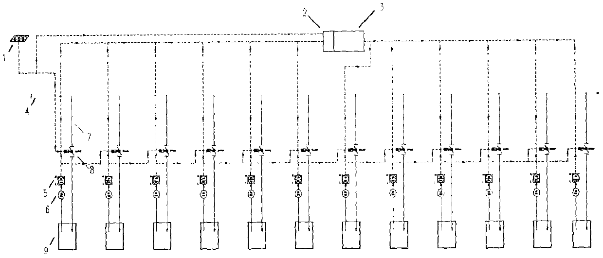 Automatic rainfall runoff sampling device