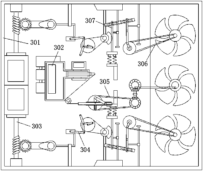 Portable agriculture power distribution device with heat radiation device