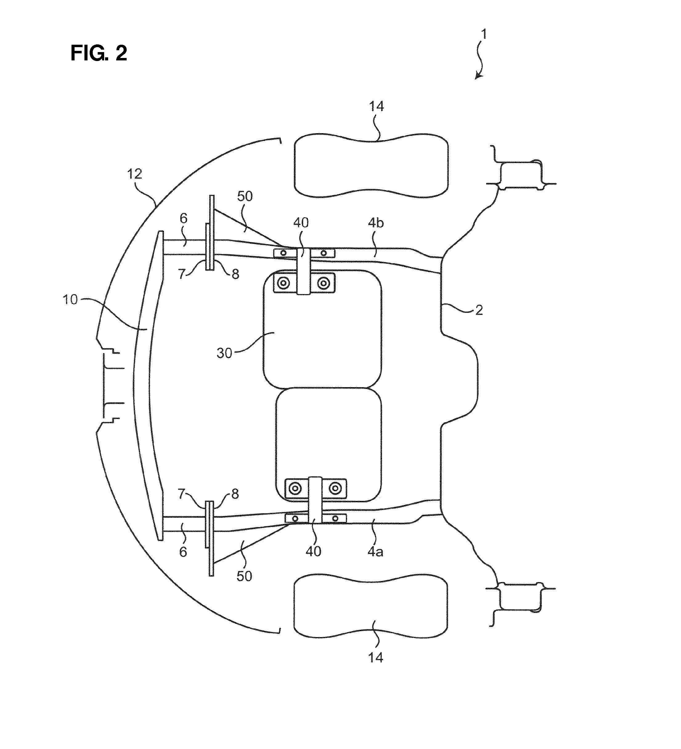 Vehicle-body front structure of vehicle