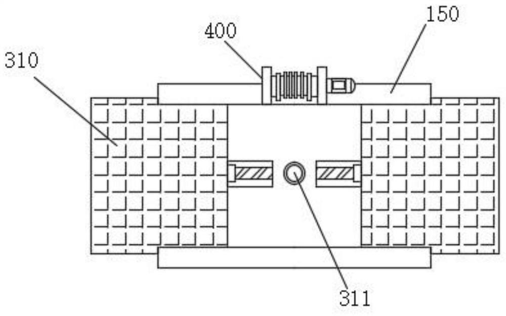 High-strength anti-breaking lifting equipment locking device convenient to limit