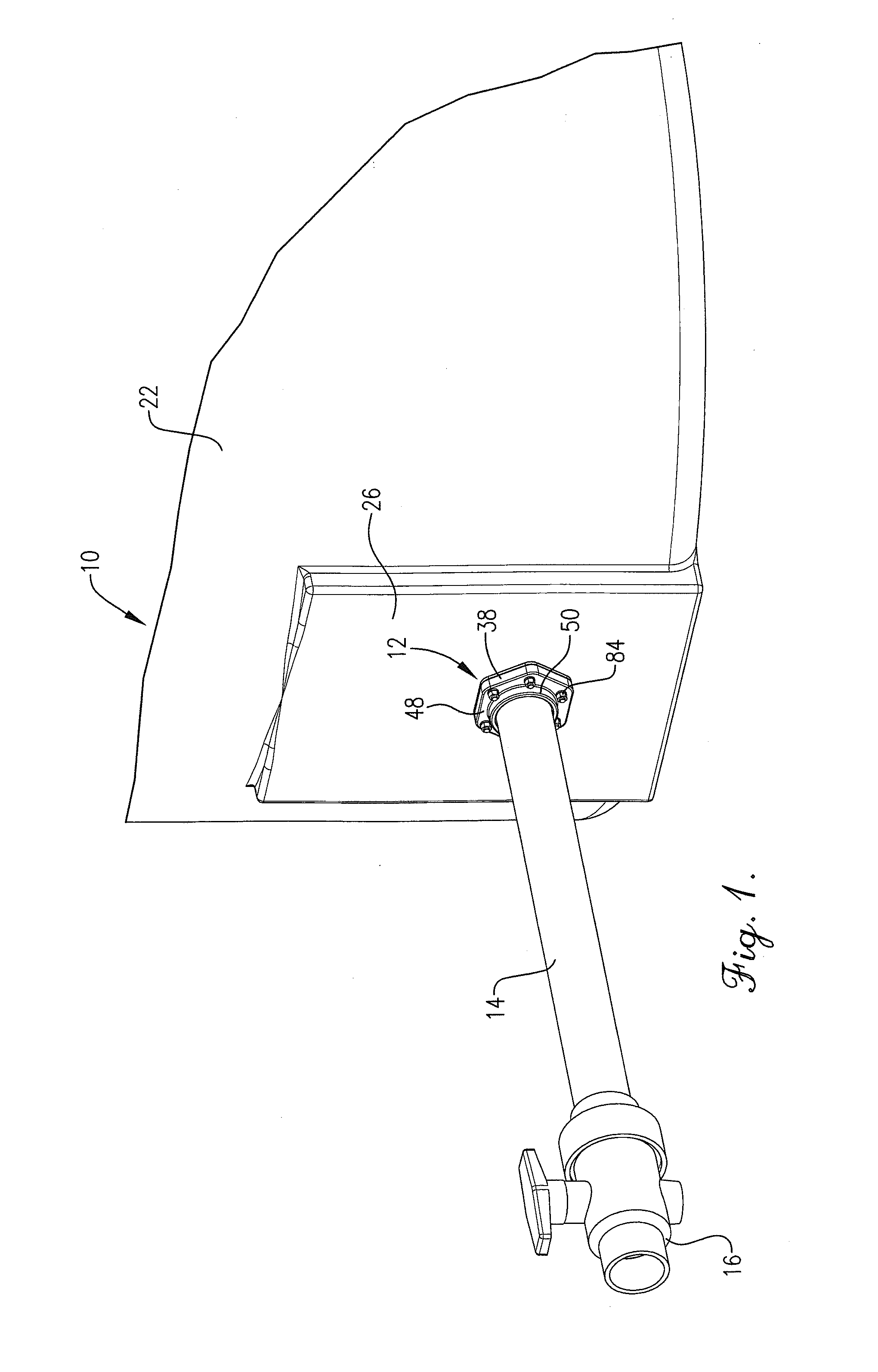 Fitting torque arm restraint