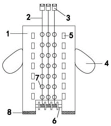 Hook type emergency escape bag