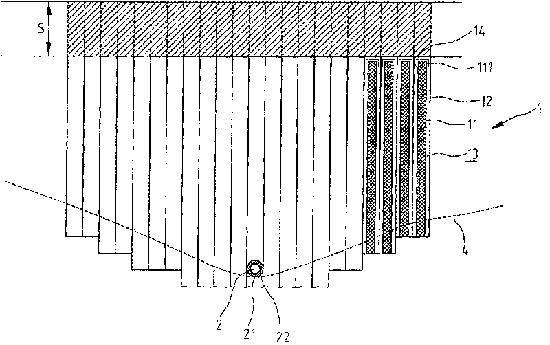 Three-dimensional space water drainage method and structure of gravitational field