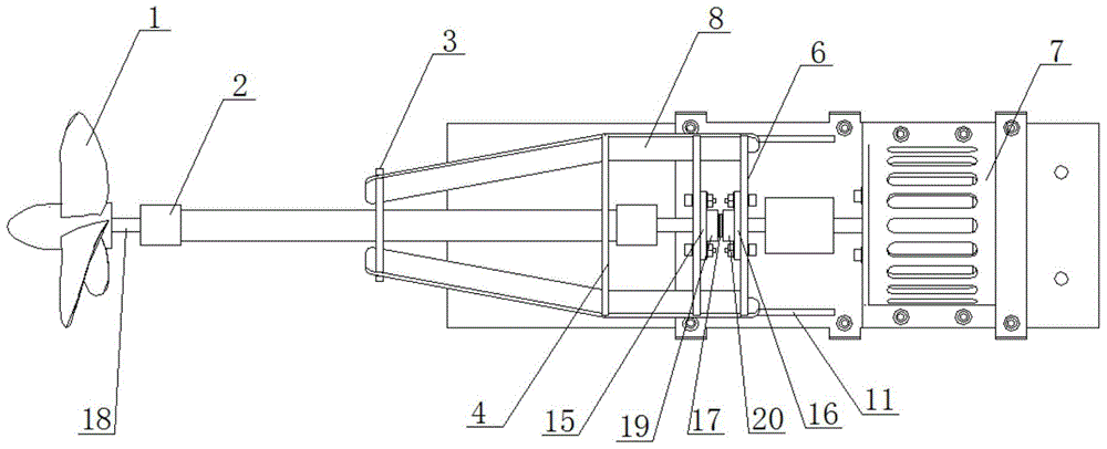 A motor mounting bracket