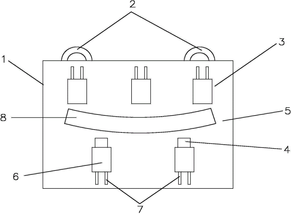 Device for straightening curved continuous casting billets