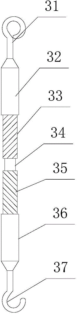 Pulley type air pipe system for central air-conditioner