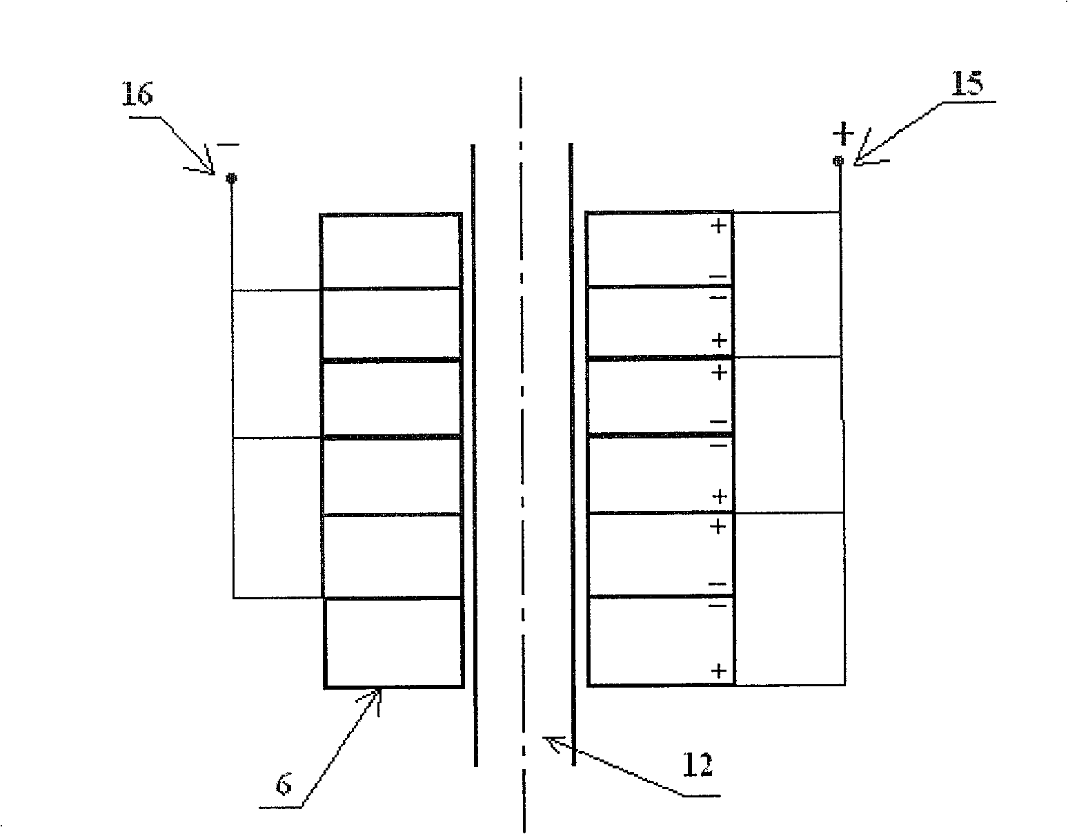 Double resonant vibrations and double promptings longitudinal vibration transducer