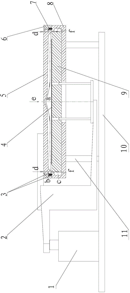 Automatic regulating apparatus of hot disc processing closed chamber