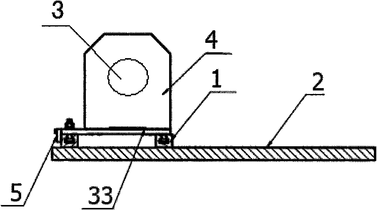 Experiment table for detecting dynamic characteristics of harmonic reducers