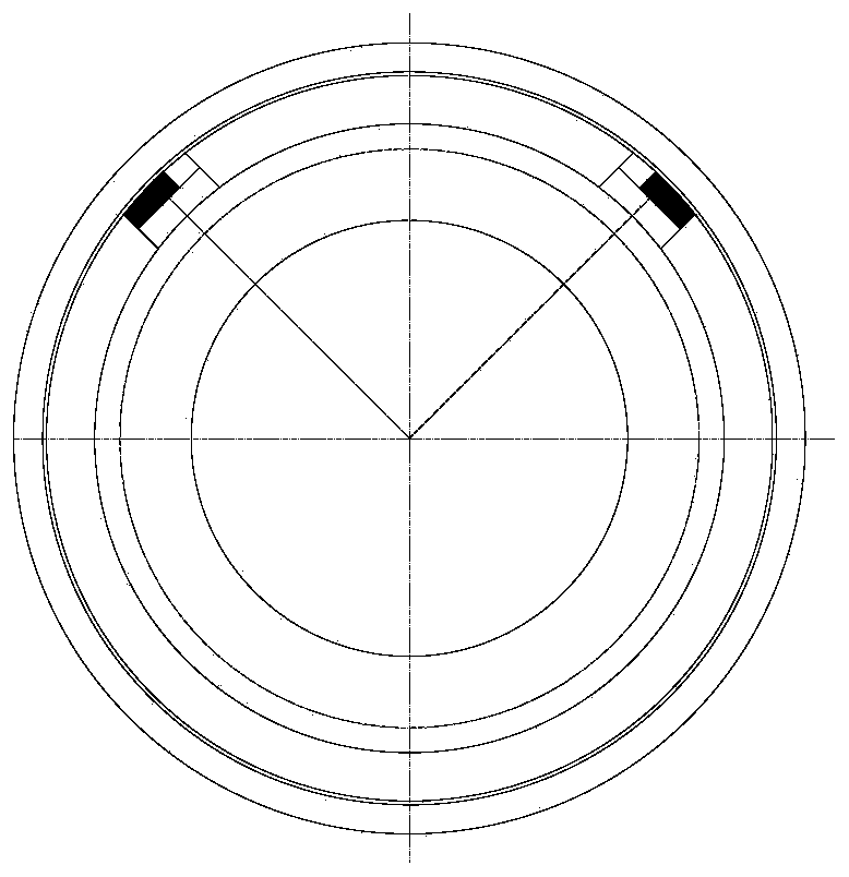 Sensor for three-floated gyroscope and stator preparation process thereof