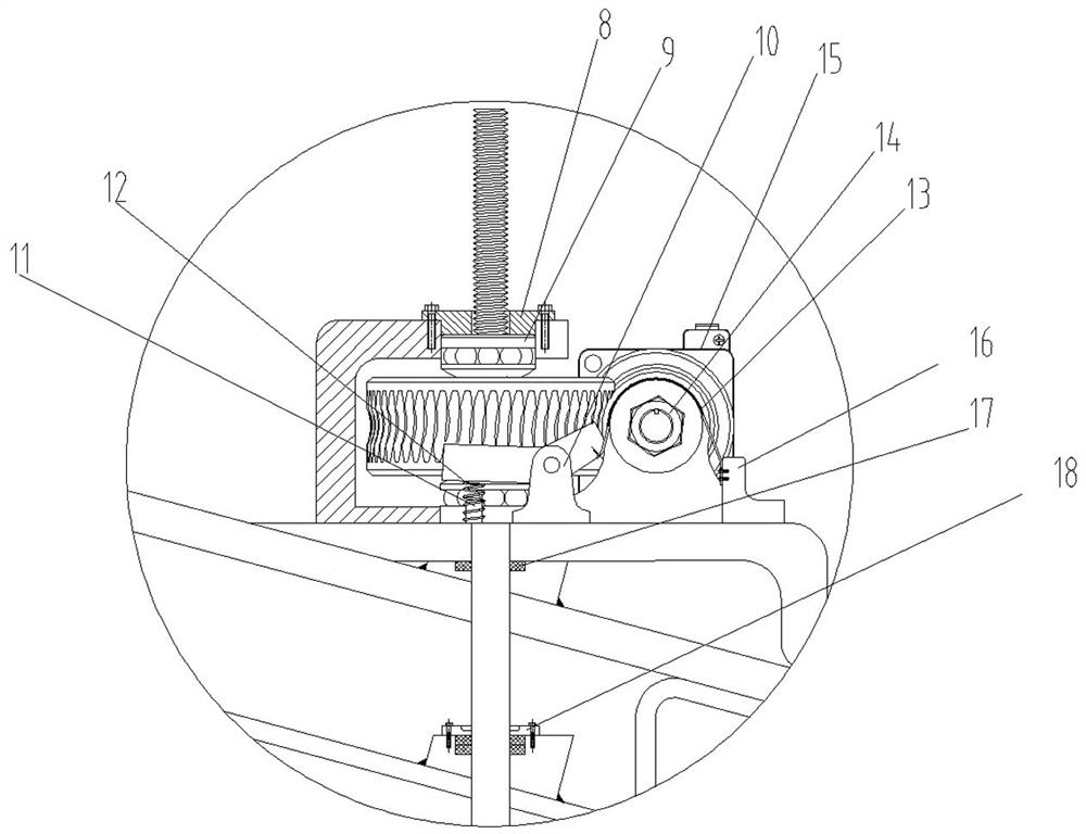 A flow control device for the front box of a gate-type magnesium alloy casting and rolling mill