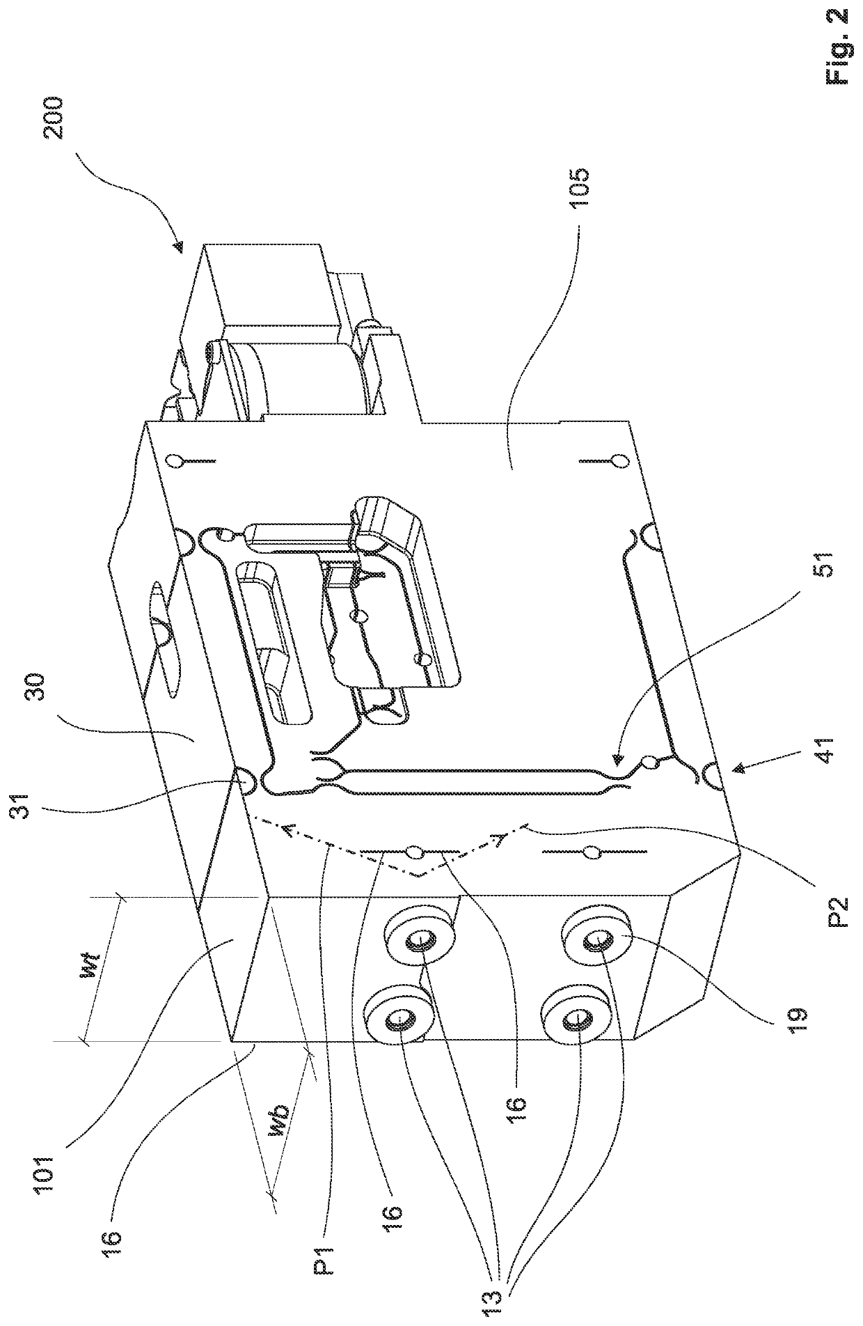 Monoblock sensor body and method of its manufacturing