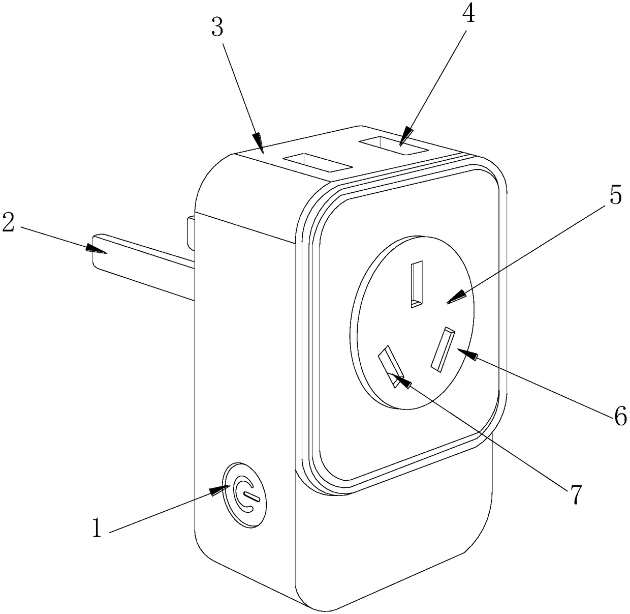 Receptacle with rotatable sockets