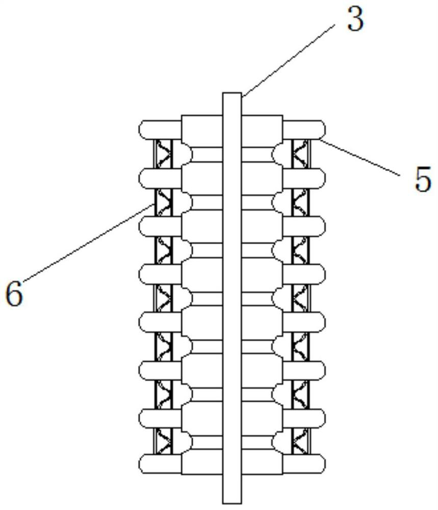 Bandage winding equipment capable of achieving fracture prevention through meshing teeth