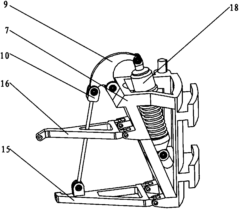 Independent steering device for rail-mounted four-wheel-drive electric automobile