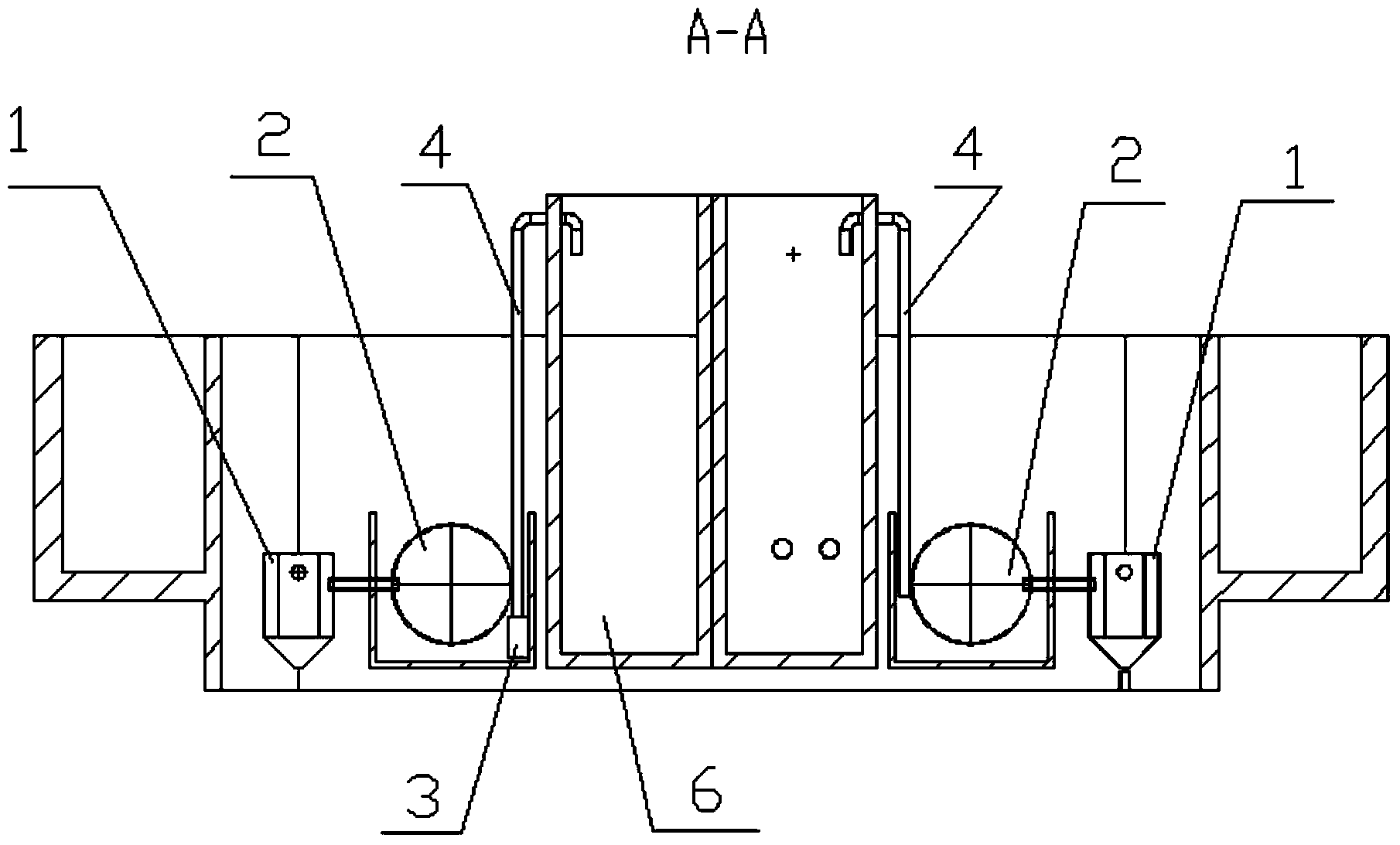 Circuit-type fishpond breeding system integrating circulating water treatment process