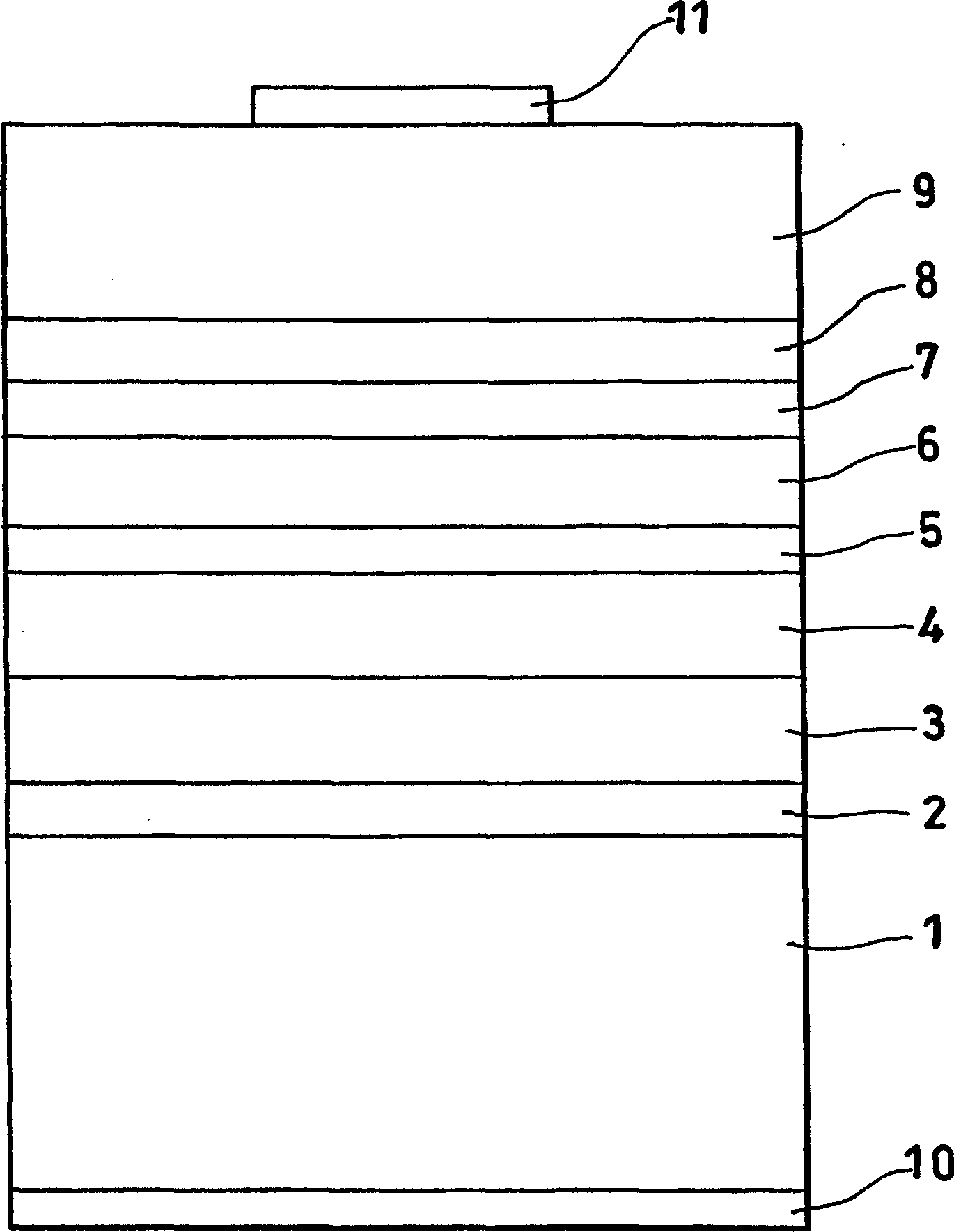 Light-emitting diode device and production method thereof