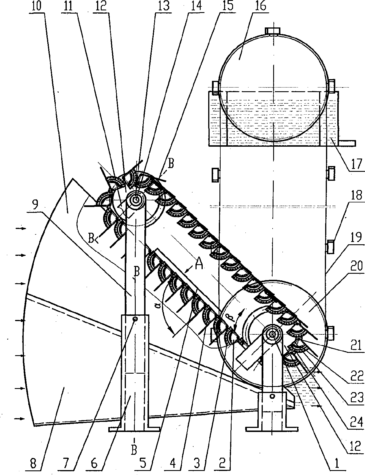 Integrally adjustable automatic water elevator unit