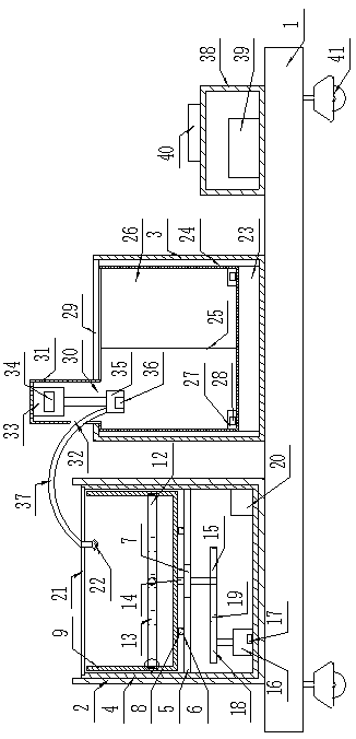 Centrifugal test tube testing device for hospital testing