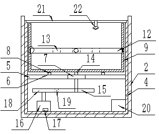 Centrifugal test tube testing device for hospital testing