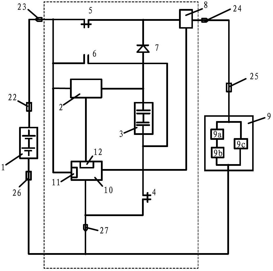 Auxiliary starting device of vehicle engine