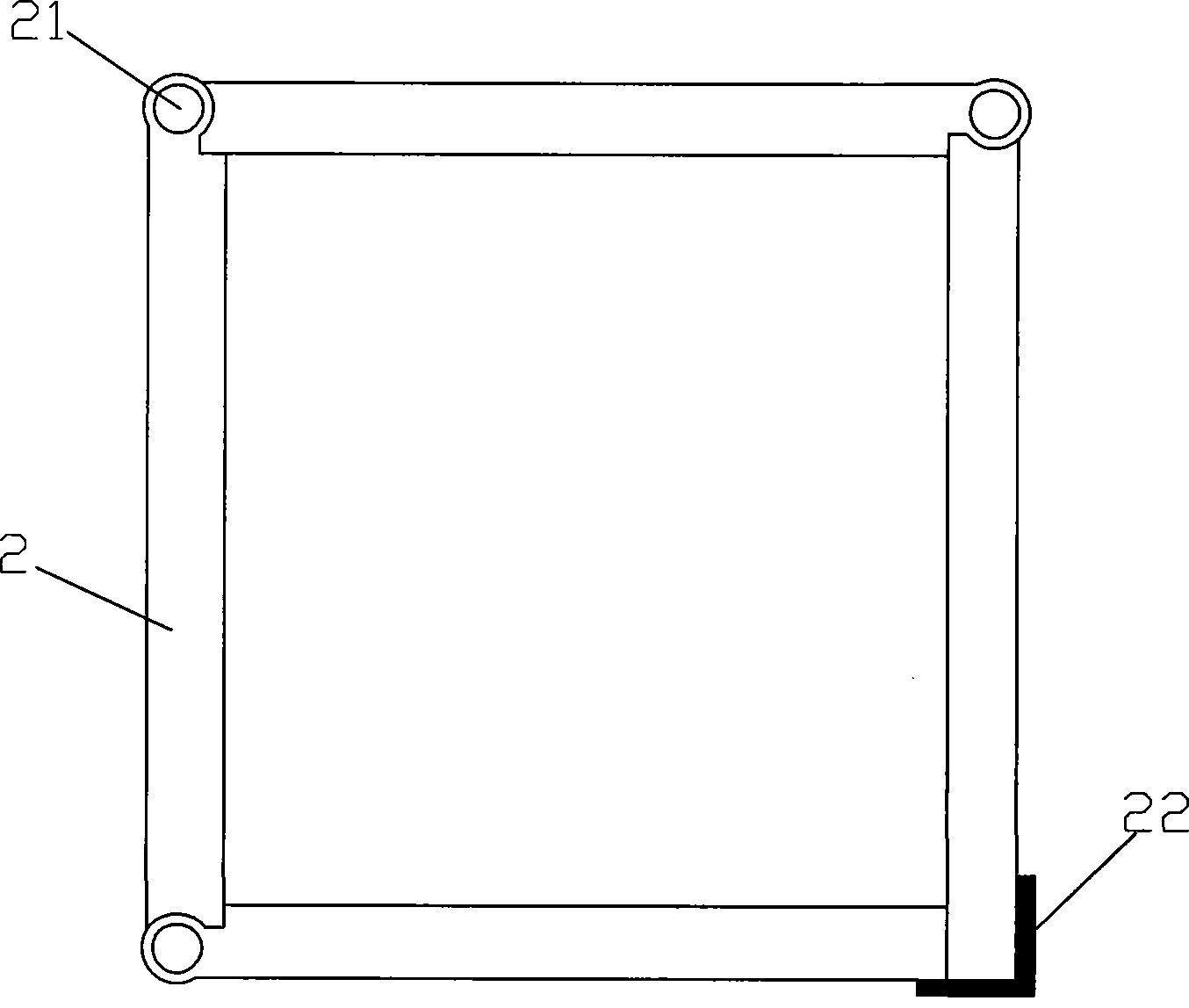 Production apparatus for blank acceptor wax block of porous tissue chip