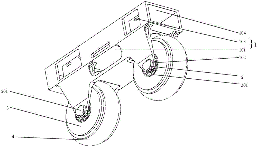 Electric roller skate based on inline skating structure