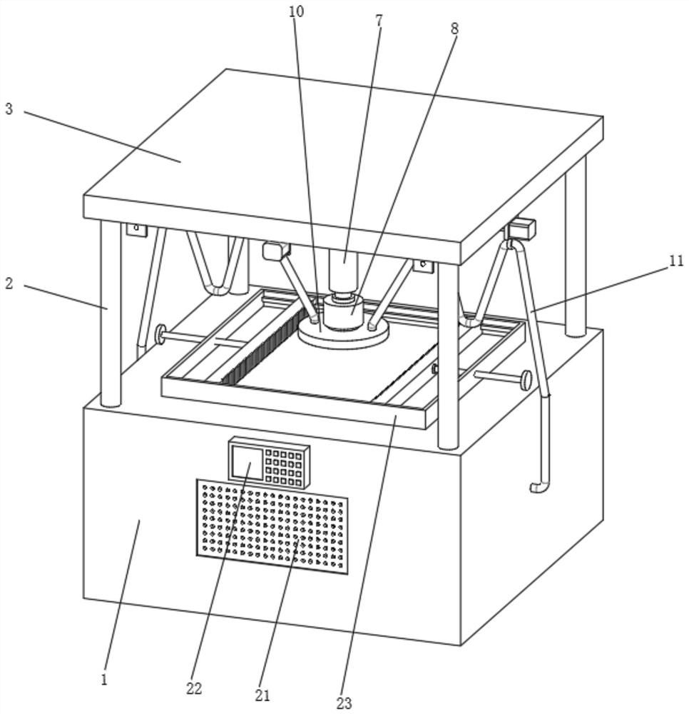 Surface grinding device for grinding tool standard part production and machining