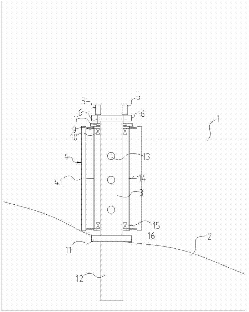 Vertical-shaft hydroelectric generator