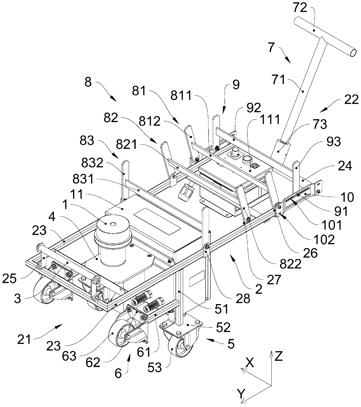 Balance weight balanced stirrer driving system and stirrer system