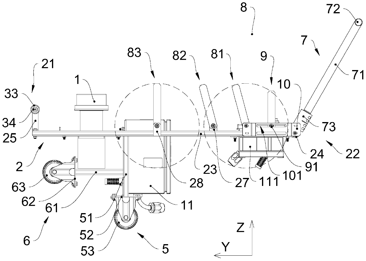 Balance weight balanced stirrer driving system and stirrer system