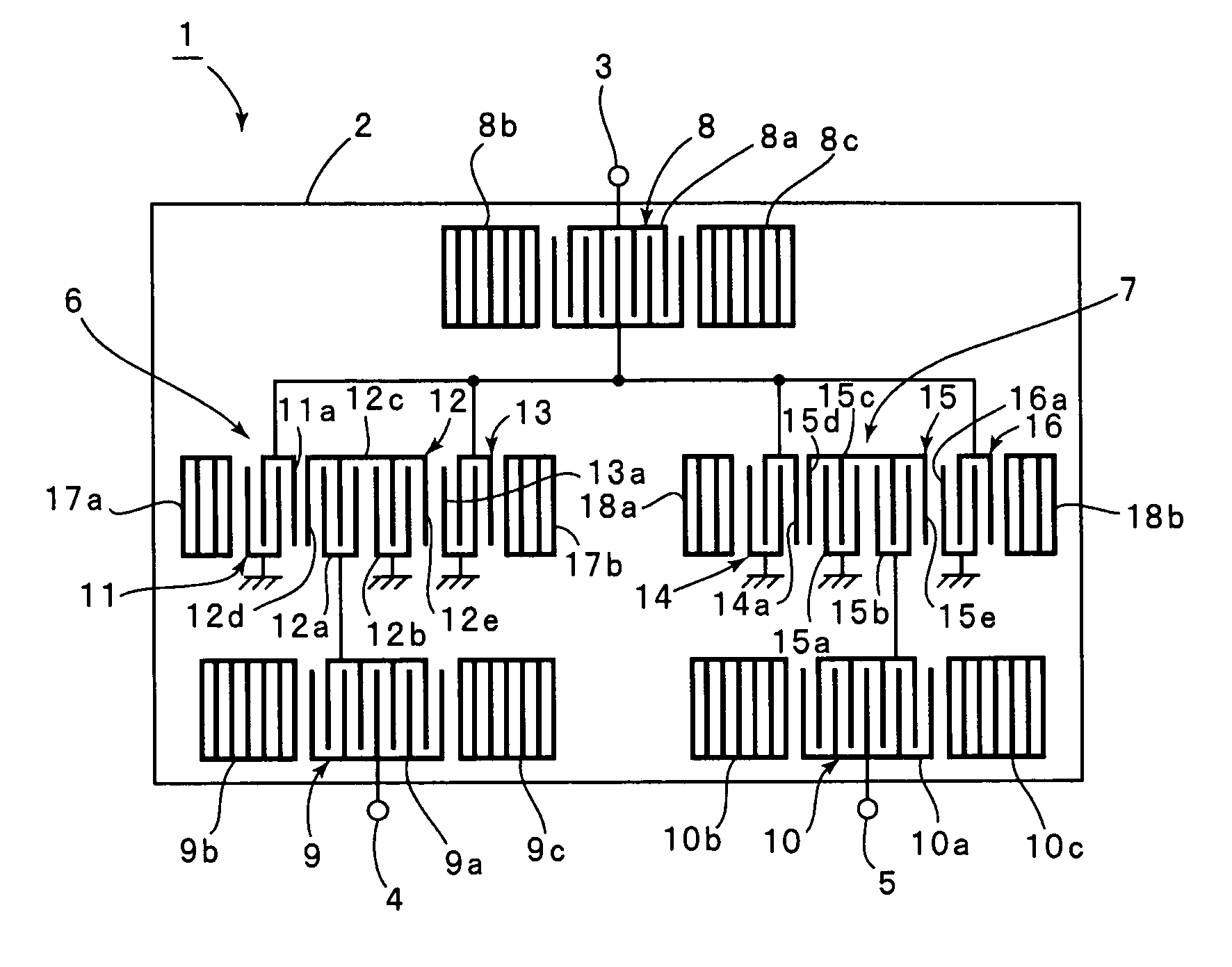 Balanced acoustic wave filter