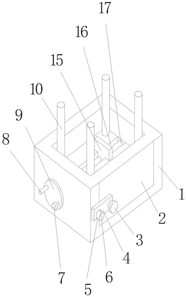 Rubber tapping device for lithium battery production